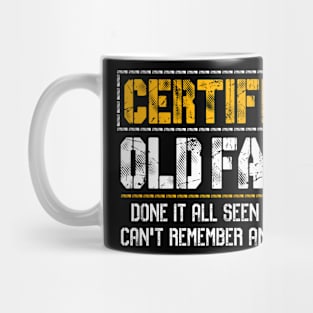 Certified Old Fart Funny Retirement Mug